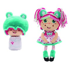 1 TOY Мягкая игрушка 2 в 1 Девчушка-Вывернушка. Надюшка, 16х14,5х28,5 см Т13638