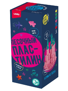Пластилин Lori песочный, 6 цветов по 100 грамм Пп-017