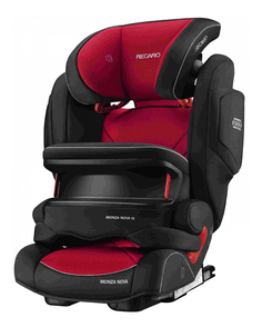 Автокресло RECARO Monza Nova IS Seatfix Racing группа 1/2/3, Черный-Красный