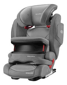 Автокресло RECARO Monza Nova IS Seatfix группа 1/2/3, Серый-Черный