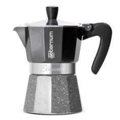 Гейзерная кофеварка AETERNUM/Bialetti ELEGANCE Black 6 чашек