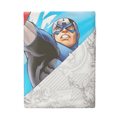 Комплект постельного белья MARVEL Мстители полутороспальный Avengers sky