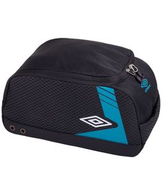 Сумка для обуви Umbro Medusa Bootbag, черная/белая/голубая
