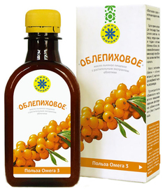 Масло льняное Компас Здоровья с экстрактом облепихи 200 мл