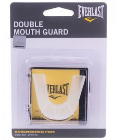 Капа Everlast Double 4410E, 2-челюстная, прозрачная, в коробке