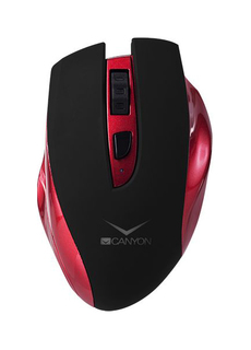 Мышь CANYON CNS-CMSW7R Красная; Черная