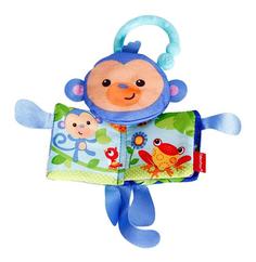 Fisher-price cbh87 фишер прайс мягкая книжка обезьянка