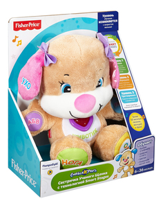 Мягкая развивающая игрушка Fisher-Price Сестричка ученого щенка