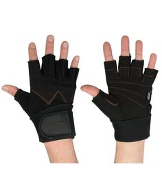 Перчатки для фитнеса мужские StarFit SU-122, черные, M INT