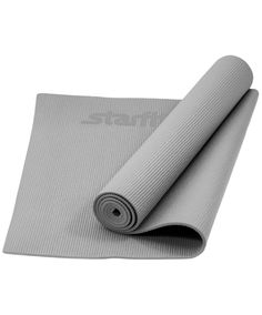 Коврик для йоги FM-101, PVC, 173x61x1,0 см, серый Star Fit
