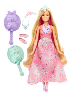 Кукла Barbie Принцесса с волшебными волосами DWH41 DWH42