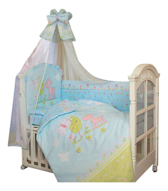 Комплект детского постельного белья Золотой Гусь 1262 голубой