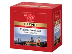 Чай черный в пакетиках для чашки Ти Тэнг English Breakfast 20*2 г