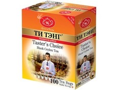Чай черный в пакетиках для чашки Ти Тэнг Tasters Choice 100*2.5 г