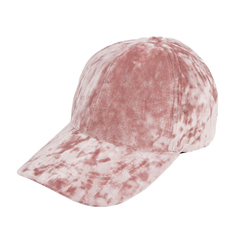 Кепка Kawaii Factory Бархат розовая