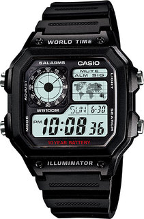 Наручные часы электронные мужские Casio Collection AE-1200WH-1A