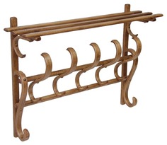 Вешалка настенная Мебелик В 7Н Светло-коричневый 923