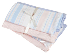 Полотенце Luxberry Акварель 0204630061-04123 Белый; Розовый; Сиреневый