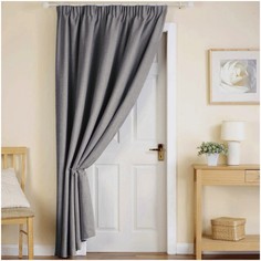 Портьера Amore Mio Лен 200*270 см - 1 шт. Серая