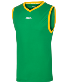 Майка мужская Jogel JBT-1020-034, зеленые/желтые, XXL INT