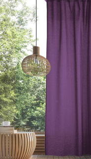 Комплект Штор, "Волшебная Ночь", Рогожка, Фиалка