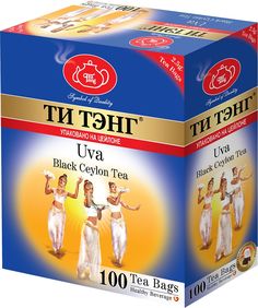 Чай черный в пакетиках для чашки Ти Тэнг Uva 100*2.5 г