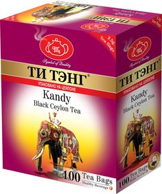 Чай черный в пакетиках для чашки Ти Тэнг Kandy 100*2.5 г