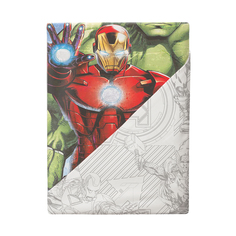 Комплект постельного белья MARVEL Мстители полутороспальный Halk iron m ka