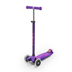 Самокат детский Micro Maxi Deluxe LED MMD066 сиреневый