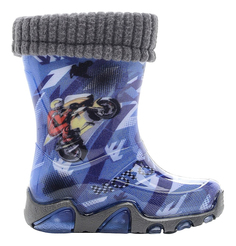 Резиновые сапоги детские Demar Stormer Lux Exclusive Мото (рр 30-31) 30-31 размер