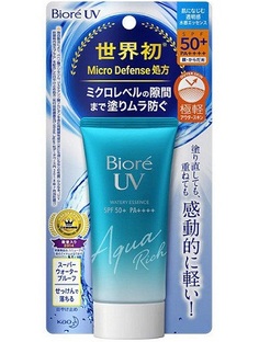 Солнцезащитный крем-мусс для лица Biore UV Aqua Rich Watery Essence SPF50+ PA++++
