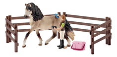 Schleich Игровой набор Schleich Уход за животными Андалузская лошадь 42270