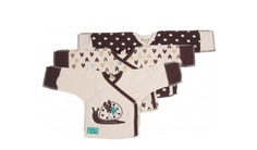 Комплект распашонок 3 шт Lucky Child Коричневый р.56