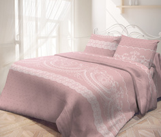 Комплект постельного белья Самойловский текстиль Кружевная пудра семейный