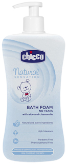 Пена для ванны детская Chicco Natural Sensation 500 мл