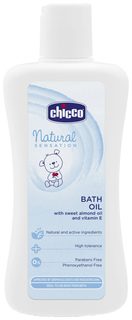 Масло для тела детское Chicco Natural Sensation Для купания 200 мл