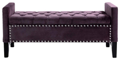 Банкетка Garda Decor Alice 5825 GRD_TT-00000067 Фиолетовый