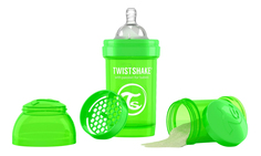 Детская бутылочка Twistshake Антиколиковая 180 мл зеленая