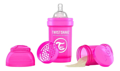Детская бутылочка Twistshake Антиколиковая 180 мл розовая