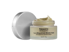 Маска для лица Naomi С гиалуроновой кислотой и коллагеном Кремовый 50 мл