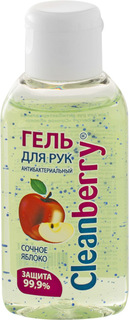 Гель для рук антибактериальный Cleanberry "Сочное яблоко" 60 мл