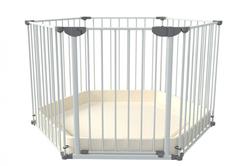 Safe&care манеж-трансформер 6 элементов белый