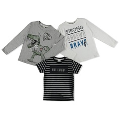 Комплект футболок MEK Серый р.116