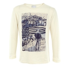 Футболка с длинным рукавом MEK Бежевый р.116