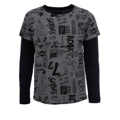 Футболка с длинным рукавом Losan темно-серый р.164