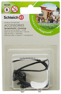 Игровой набор Schleich Конкурное седло и уздечка