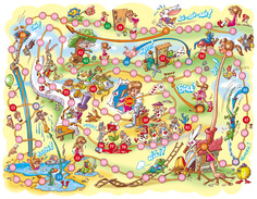 Настольная игра Десятое королевство Приключения Алисы в Стране Чудес 00287