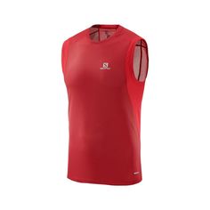 Майка мужская Salomon Trail Runner Sleeveless Tee, barbados cherry, M INT