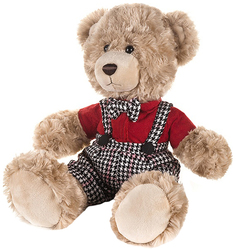 Мягкая игрушка Мишка Ричард в красной рубашке, 20 см Maxitoys