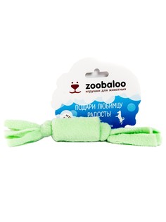 Игрушка для кошек и собак Zoobaloo Конфета с бубенчиком, ментоловая, 15 см